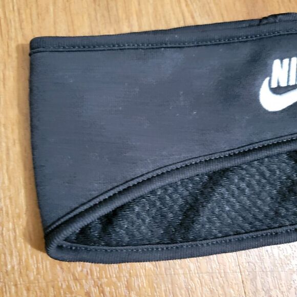 Nike Tech Fleece Reversible Headband Black White Sportswear NSW Logo Elastic OS - Picture 6 of 8